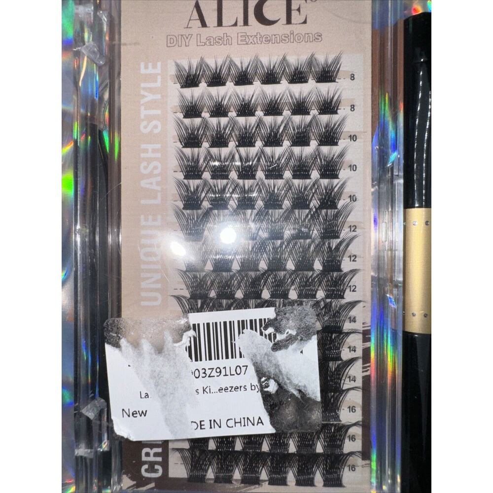 ALICE‎ DIY Lash Extensions Cluster Lashes Individual Volume Lashes w/ Tools